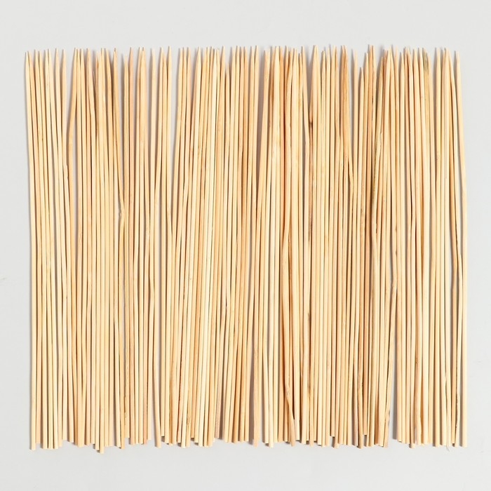 Набор деревянных палочек для декора 100 шт 1х9х25 см