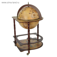 Глобус бар декоративный угловой "Карта Коломбо" 91х53х53 см Глобус бар декоративный угловой "Карта Коломбо" 91х53х53 см