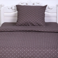 Постельное бельё 1,5сп Голливуд, цвет коричневый, 150х210см, 150х210см, 70х70 см, бязь, 120 г/м, хлопок 100% Постельное бельё 1,5сп Голливуд, цвет коричневый, 150х210см, 150х210см, 70х70 см, бязь, 120 г/м, хлопок 100%