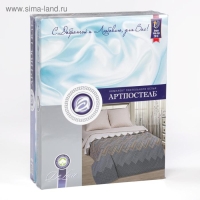 Постельное бельё евро АртПостель &laquo;Силуэт&raquo; размер 200х215, 215х240, 70х70см - 2 шт