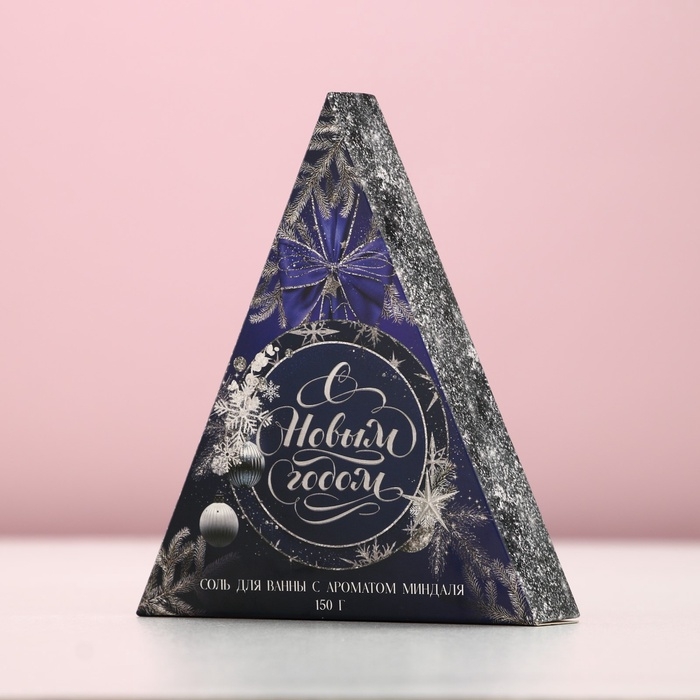 Соль для ванны ЧИСТОЕ СЧАСТЬЕ &laquo;С Новым Годом!&raquo;, 150 г, аромат сладкого миндаля