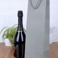 Пакет под бутылку Vindemia, серый