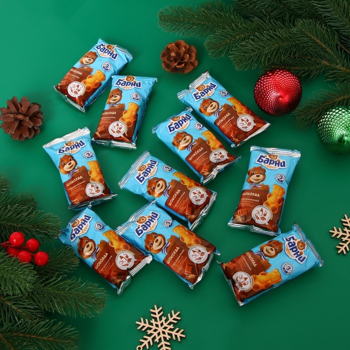 Пирожное "Медвежонок Барни" с шоколадной начинкой, 300 г