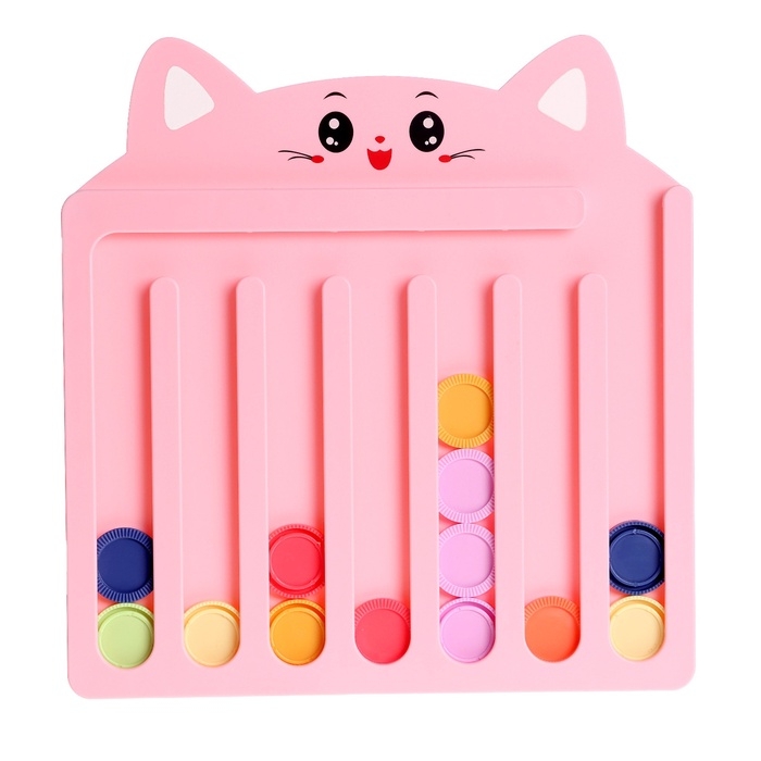 Настольный сортер &laquo;Собери по цветам&raquo;, 3+, цвет МИКС