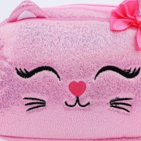 Сумка детская на молнии, длинный ремень, цвет розовый Сумка детская на молнии, длинный ремень, цвет розовый