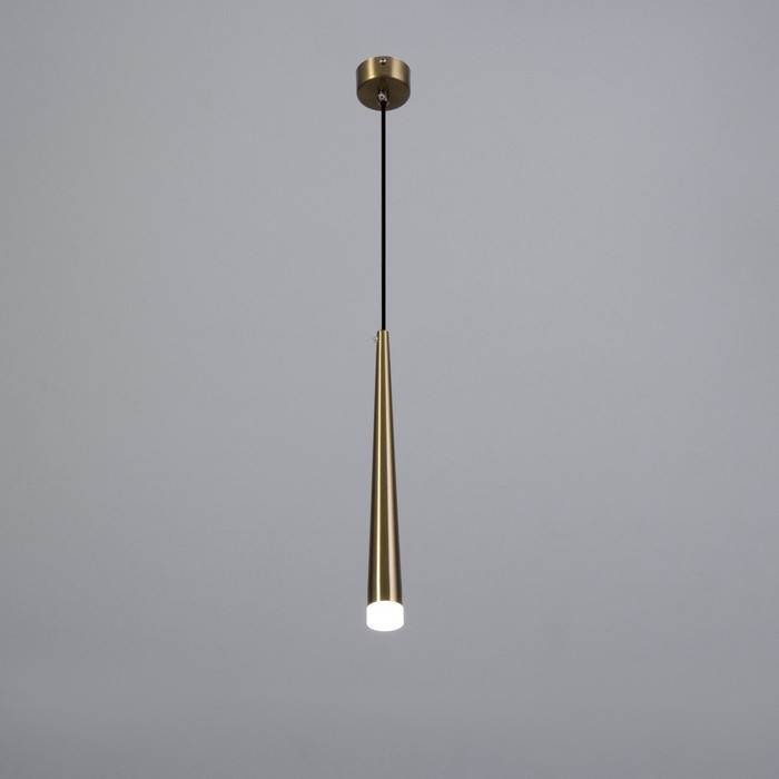 Светильник BayerLux Подвес BayerLuxной "Титан" LED 6Вт 4000К золото 3,2х3,2х33-233см