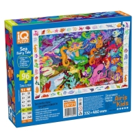 IQ пазл с развивающей игрой «Морская сказка», 96 элементов, 6+ IQ пазл с развивающей игрой «Морская сказка», 96 элементов, 6+