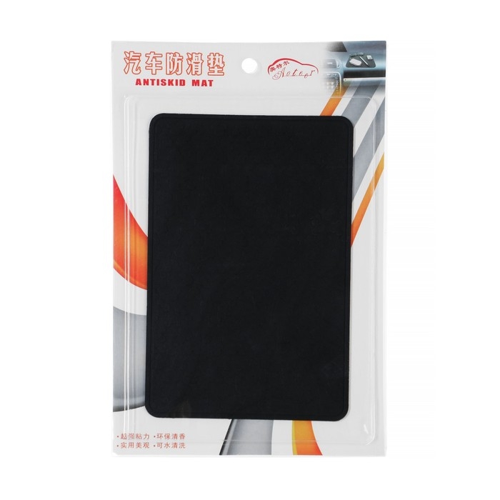 Коврик противоскользящий 20&times;13 см, пиксели, черный