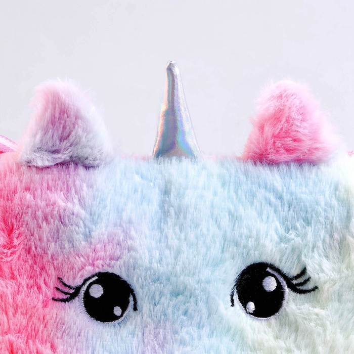 Сумка из плюша &laquo;Единорог&raquo;, 22х5х21 см