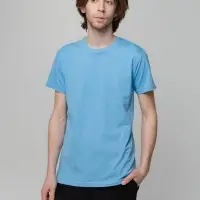 Футболка унисекс T-bolka 140, голубая, размер XXXL