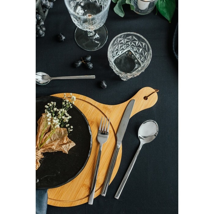 Нож столовый из нержавеющей стали &laquo;Тайфун&raquo;, длина 22,5 см, цвет серебряный