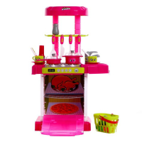 Кухня &laquo;Италия&raquo; в чемодане с корзиной, с аксессуарами, свет, звук, работает от батареек, высота 65,5 см