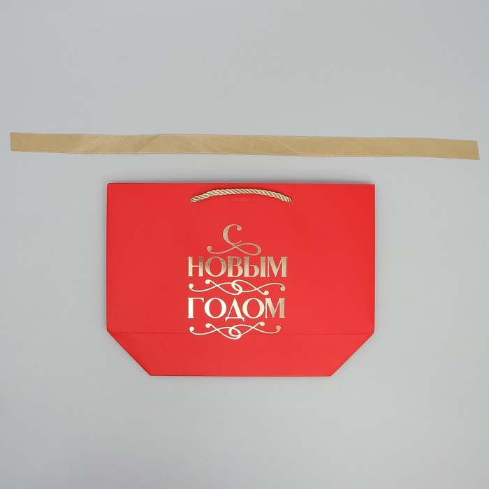 Пакет подарочный новогодний &laquo;Новогодние праздники&raquo;, 19 х 20 х 9 см, Новый год