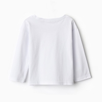 Лонгслив детский KAFTAN, р. 30 (98-104 см), белый