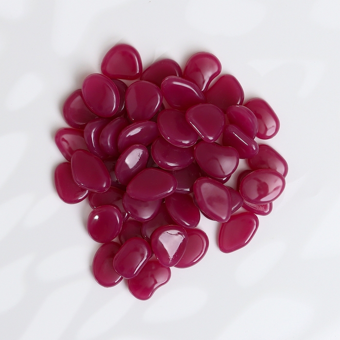 Светящийся декор Светящийся декор "Галька" розовая, 100гр / фракция 2-3см