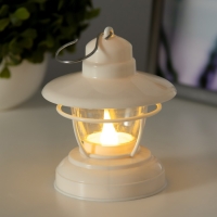 Ночник "Евлампия" LED 1Вт от батареек 2хАА белый 10х10х12см RISALUX Ночник "Евлампия" LED 1Вт от батареек 2хАА белый 10х10х12см RISALUX