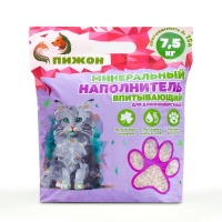 Наполнитель минеральный впитывающий "Пижон" для длинношерстных кошек, 15 л Наполнитель минеральный впитывающий "Пижон" для длинношерстных кошек, 15 л