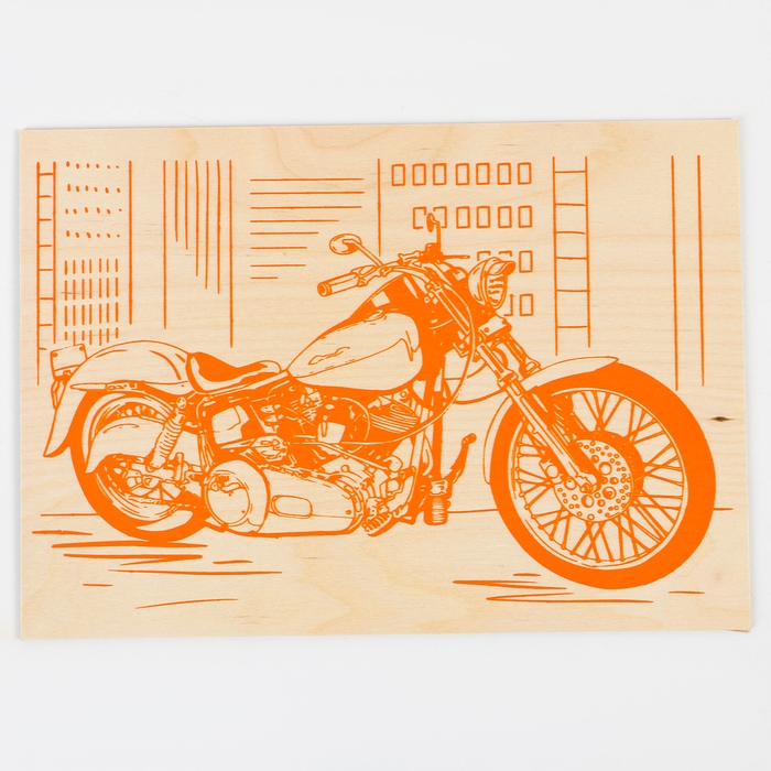Основы для выжигания «Мотоцикл» 30х21 см Основы для выжигания «Мотоцикл» 30х21 см
