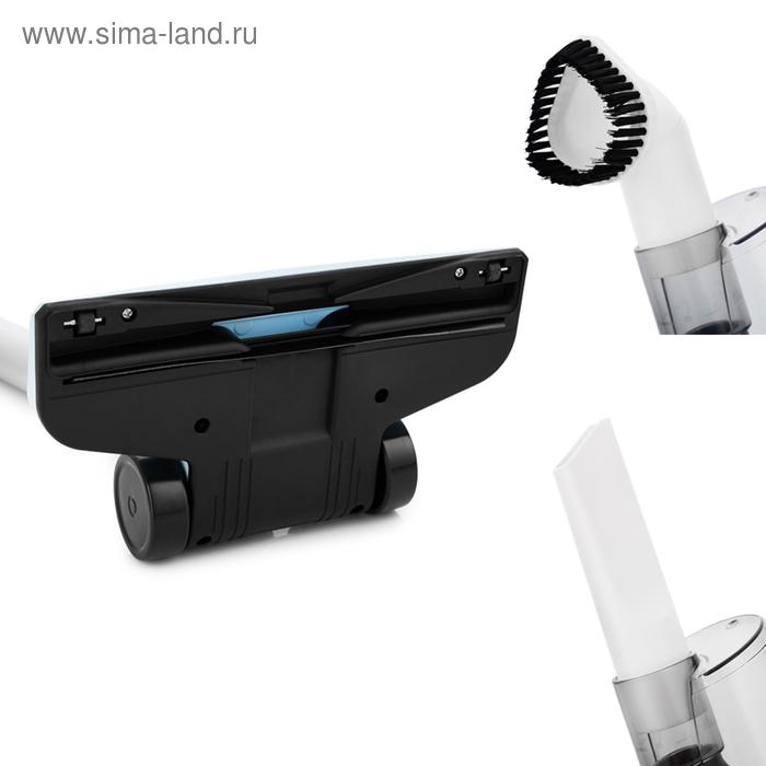 Пылесос Kitfort КТ-586-2, вертикальный, 600 Вт, 1.2 л, шнур 5 м, голубой Пылесос Kitfort КТ-586-2, вертикальный, 600 Вт, 1.2 л, шнур 5 м, голубой