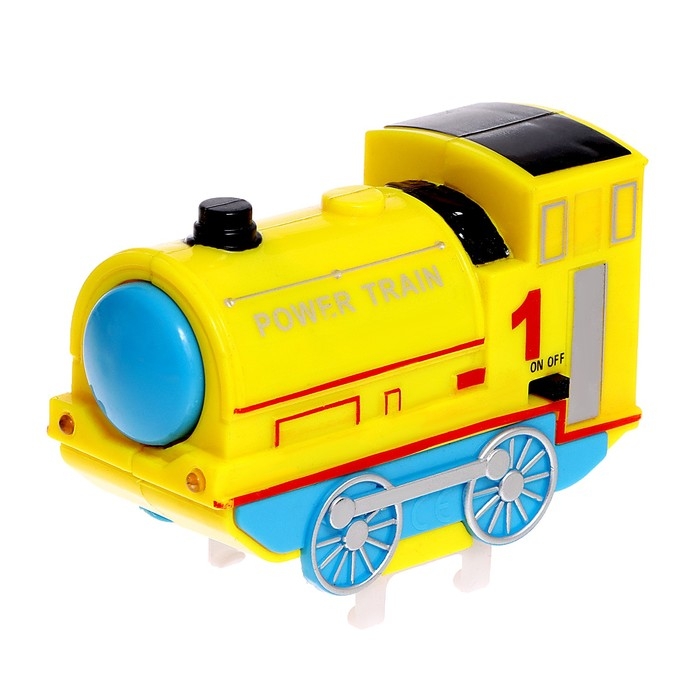 Автотрек детский &laquo;Мой город&raquo;, работает от батареек, 32 детали, цвет поезда жёлтый