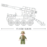 Конструктор Модельки &laquo;Восьмиколесная гаубица&raquo;, 159 деталей