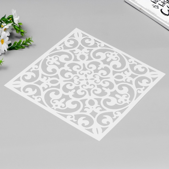 Трафарет пластик Трафарет пластик "Узор королевский" 30х30 см
