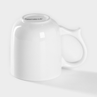 Кружка керамическая Доляна Coffee break, 380 мл, цвет белый Кружка керамическая Доляна Coffee break, 380 мл, цвет белый