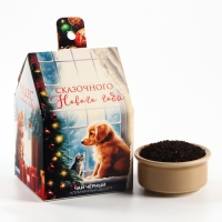 Новый год! Чай чёрный в коробке-домик &laquo;Чудес&raquo;, со вкусом: Клубничный десерт, 50 г.