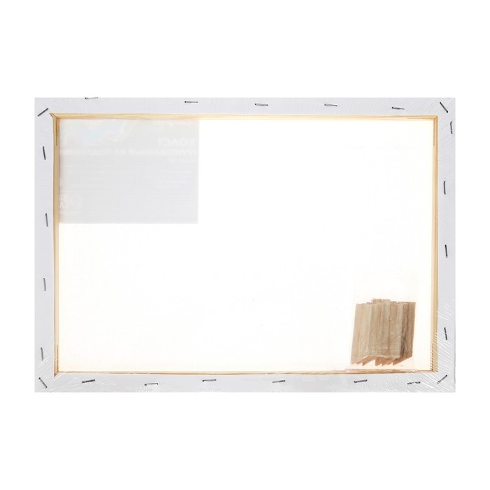 Холст на подрамнике 1,6х24х30 см, хлопок 100%, акриловый грунт, среднезернистый, 380г/м&sup2;