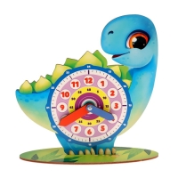 Обучающая игра. Часики «Динозаврик» Обучающая игра. Часики «Динозаврик»