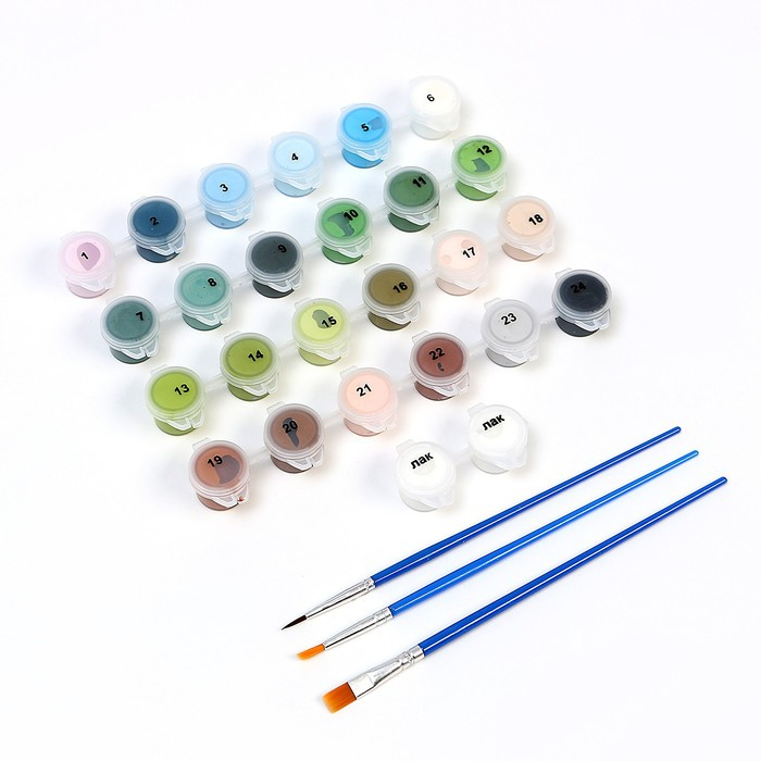 Картина по номерам на холсте с подрамником &laquo;Береза у озера&raquo;, 40 х 50 см