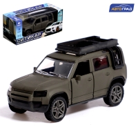 Машина металлическая &laquo;Ситикар&raquo;, инерционная, 1:32, открываются двери, световые и звуковые эффекты, цвет хаки