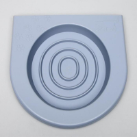 Туалет для приучения кошек к унитазу 39,2 х 38,7 х 3 см, серый Туалет для приучения кошек к унитазу 39,2 х 38,7 х 3 см, серый