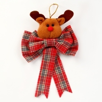 Мягкая игрушка на подвесе «Новый год», виды МИКС Мягкая игрушка на подвесе «Новый год», виды МИКС