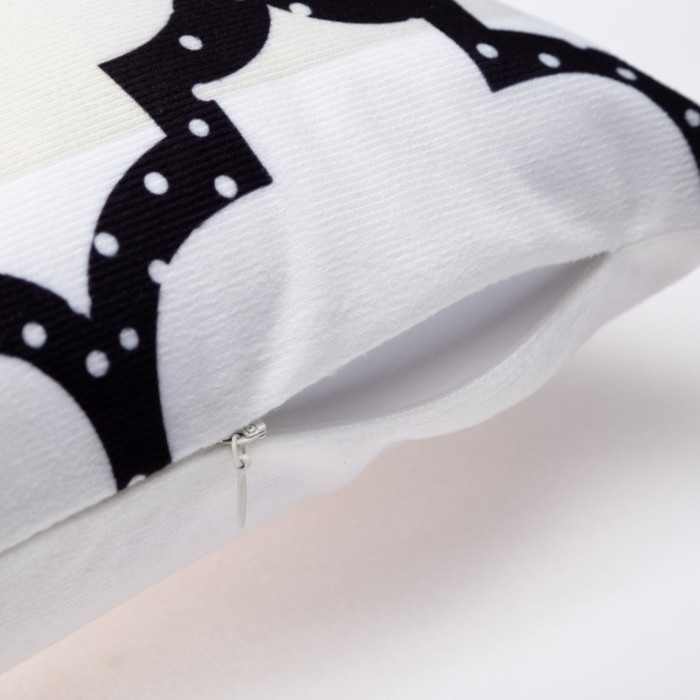 Наволочка декоративная Этель Геометрия &laquo;Узор&raquo; 40х40 см, велюр