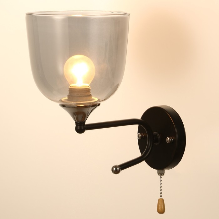 Бра Бра "Хаям" E27 40Вт черный 15х25х24 см