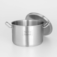 Кастрюля из нержавеющей стали Hanna Knövell с крышкой, 7 л, d=24 см, h=15,5 см, толщина стенки 0,6 мм, индукция Кастрюля из нержавеющей стали Hanna Knövell с крышкой, 7 л, d=24 см, h=15,5 см, толщина стенки 0,6 мм, индукция