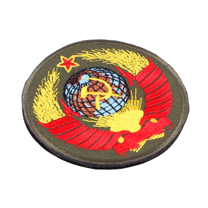 Нашивка - шеврон Нашивка - шеврон "СССР-герб", 8 см