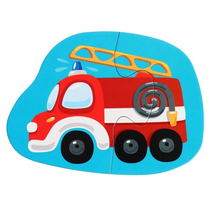 Пазлы-контуры «Транспорт», половинки Пазлы-контуры «Транспорт», половинки