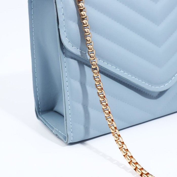 Сумка-мессенджер на магните, цвет голубой Сумка-мессенджер на магните, цвет голубой