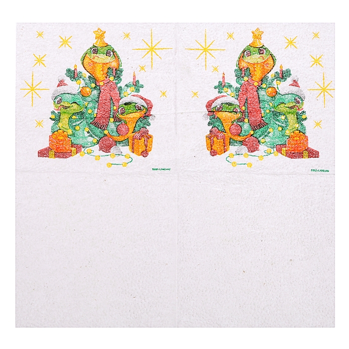 Салфетки новогодние бумажные «С Новым годом: ёлочка», однослойные, 24х24 см, 20 шт. Салфетки новогодние бумажные «С Новым годом: ёлочка», однослойные, 24х24 см, 20 шт.