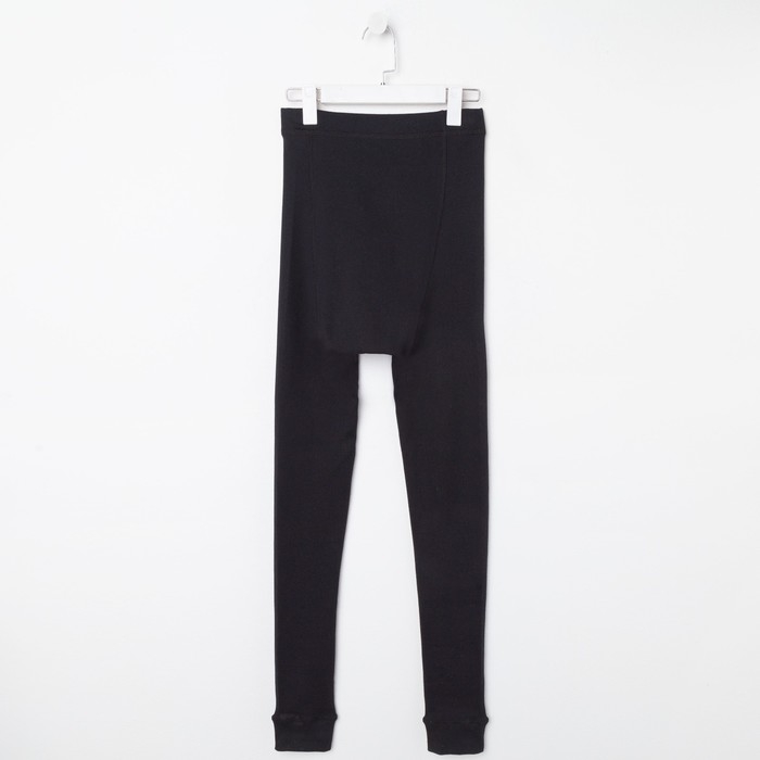 Термобельё мужское (кальсоны), цвет чёрный, размер 60