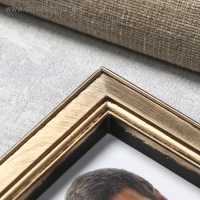 Фоторамка пластик на 5 фото 10х15 см "Дерево с листьями" тёмное золото 34х45х2 см