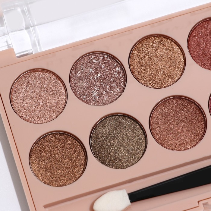 Палетка теней для век с шиммером 12 цветов Палетка теней для век с шиммером 12 цветов