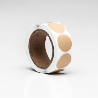 Наклейки крафт, в рулоне, 2 х 2 см, 300 шт Наклейки крафт, в рулоне, 2 х 2 см, 300 шт