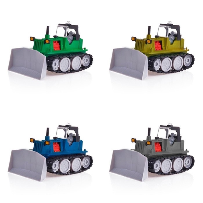 Бульдозер, цвета МИКС Бульдозер, цвета МИКС