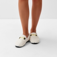 Тапочки женские размер 36, цвет молочный Тапочки женские размер 36, цвет молочный