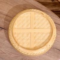 Корзинка плетёная, из бамбука 35х30х8 см