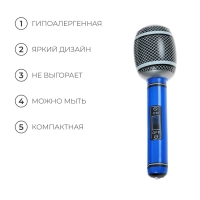 Игрушка надувная &laquo;Микрофон&raquo;, 30 см, цвета МИКС