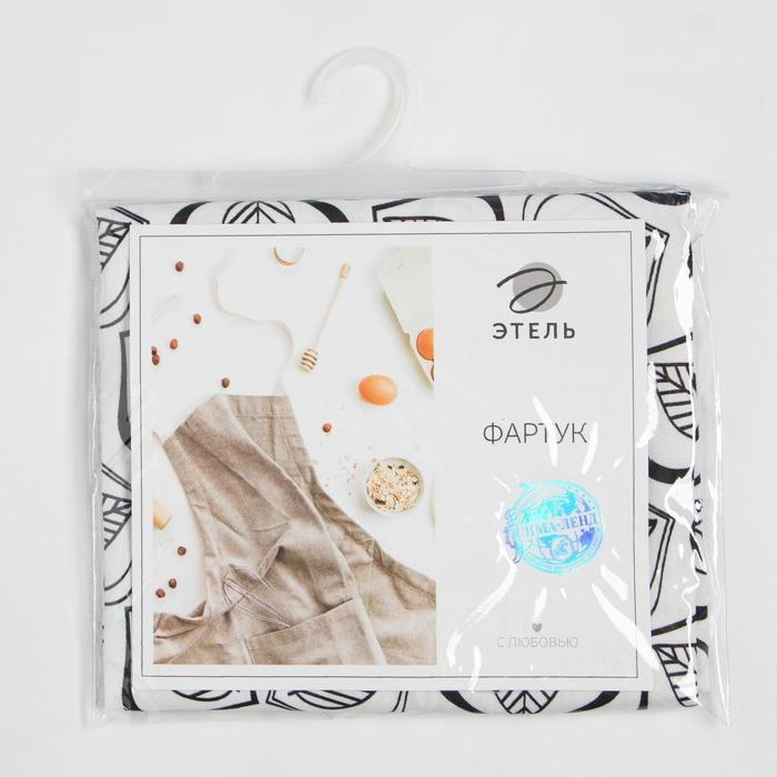 Фартук Этель Leaves 60х70см, 100% хлопок, саржа 190 г/м2